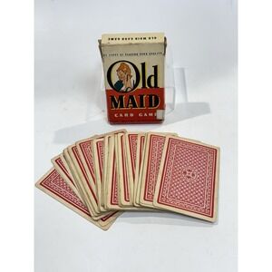 Vintage Old Maid Card Game Whitman #3009 Complete with Instructions Made in USA